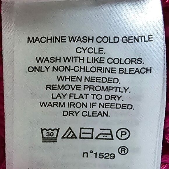 Ralph Lauren Pointelle Knit Cotton Blend Sweater in Fuchsia Berry Pink - Picture 14 of 14